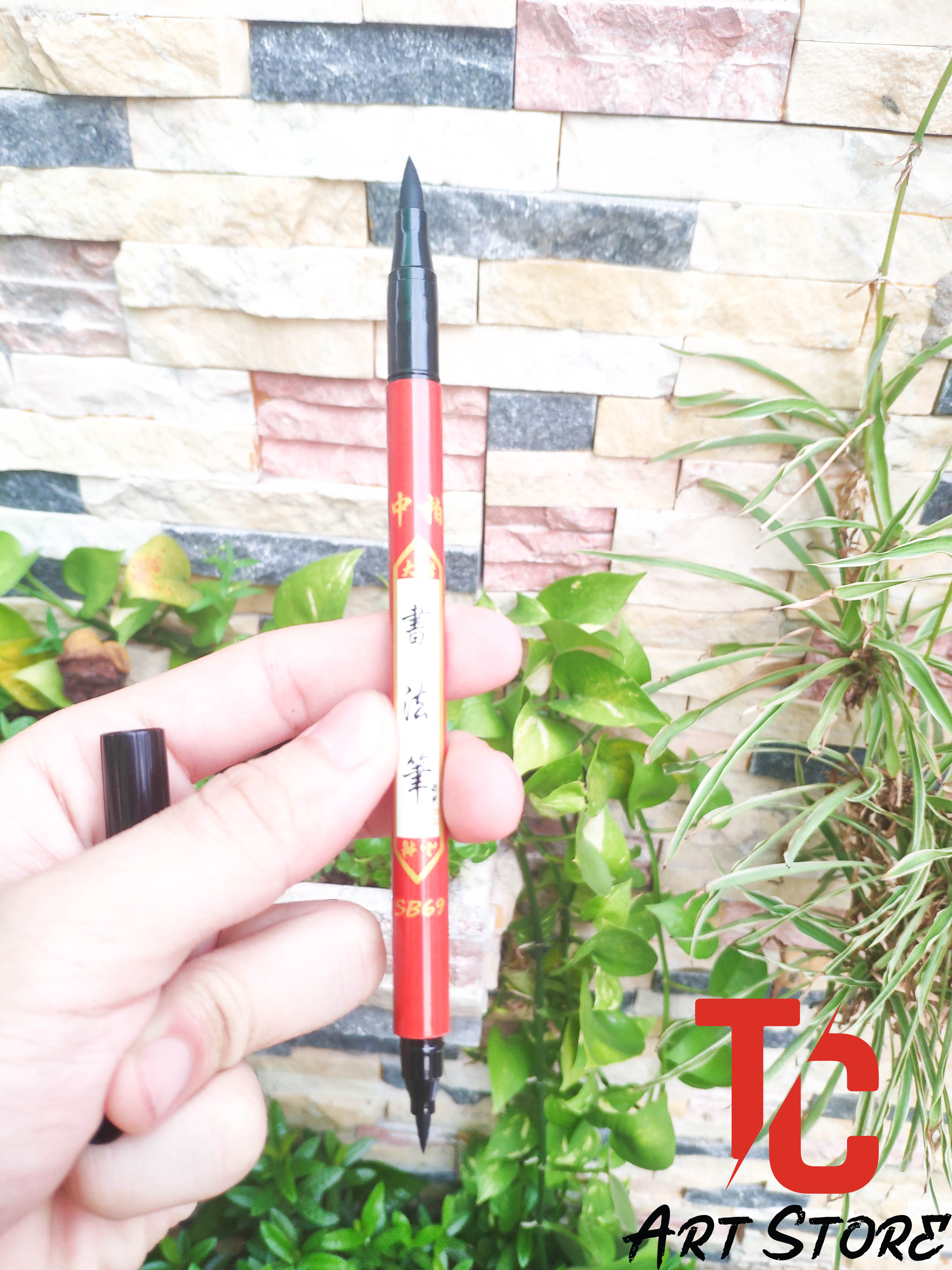 [TC Art Store] Bút thư pháp mực sẵn 2 đầu