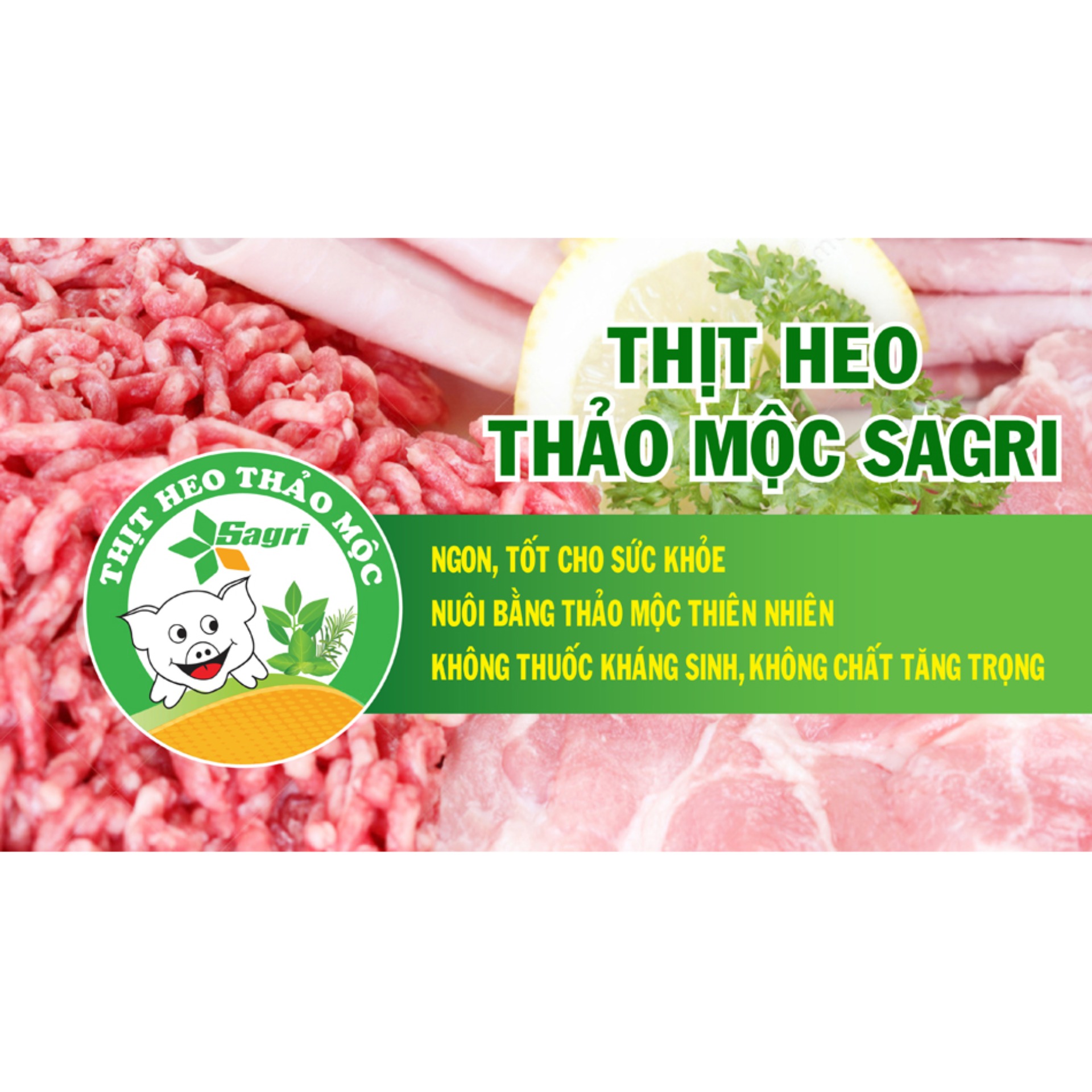 Thăn nội heo Thảo mộc Sagri 500gr - [Giao Ngay Tại HCM]