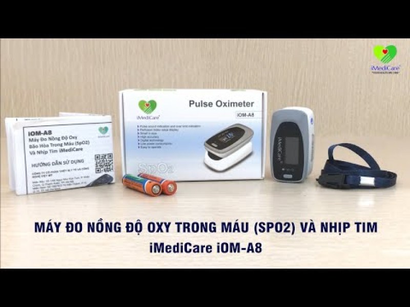 Nơi bán Máy đo nồng độ Oxy trong máu Spo2 và đo nhịp tim Imedicare A8 Singapore