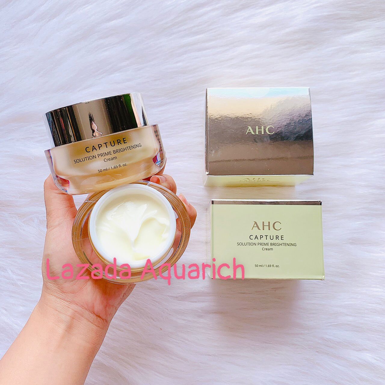 KEM DƯỠNG AHC CAPTURE SOLUTION MAX CREAM 50G ( hũ tròn )