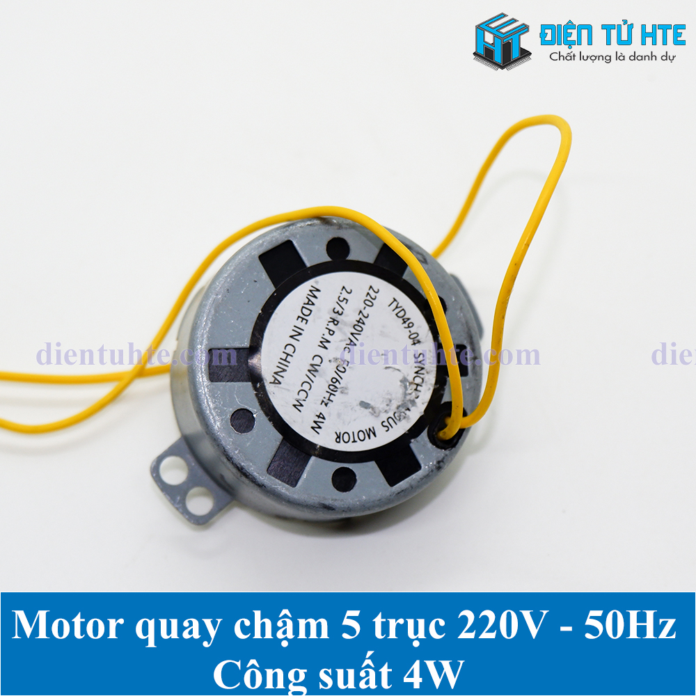 Motor quay chậm - Motor đảo trứng 220V 4W