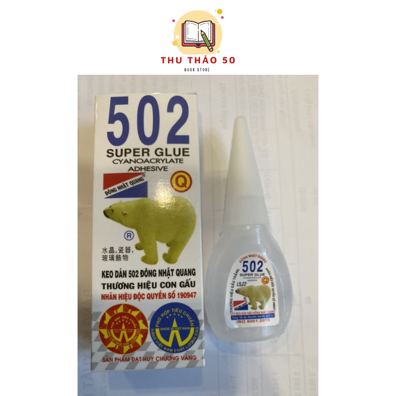 Keo dán 502 hiệu Đông Nhật Quang.