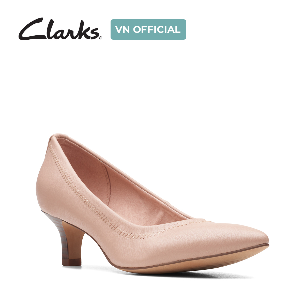 Giày Cao Gót 5cm Da Nữ Clarks - Shondrah Rae