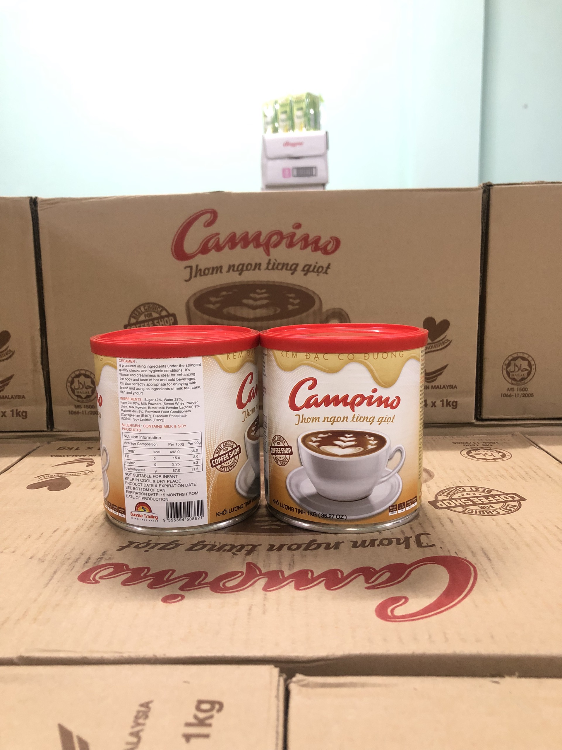 [Lon 1Kg] Sữa Đặc Có Đường Campino - Nhập khẩu Malaysia