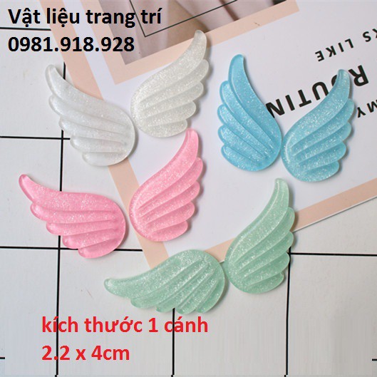 Đôi Cánh Thiên Thần Trong Suốt Charm Slime (1 Cặp)