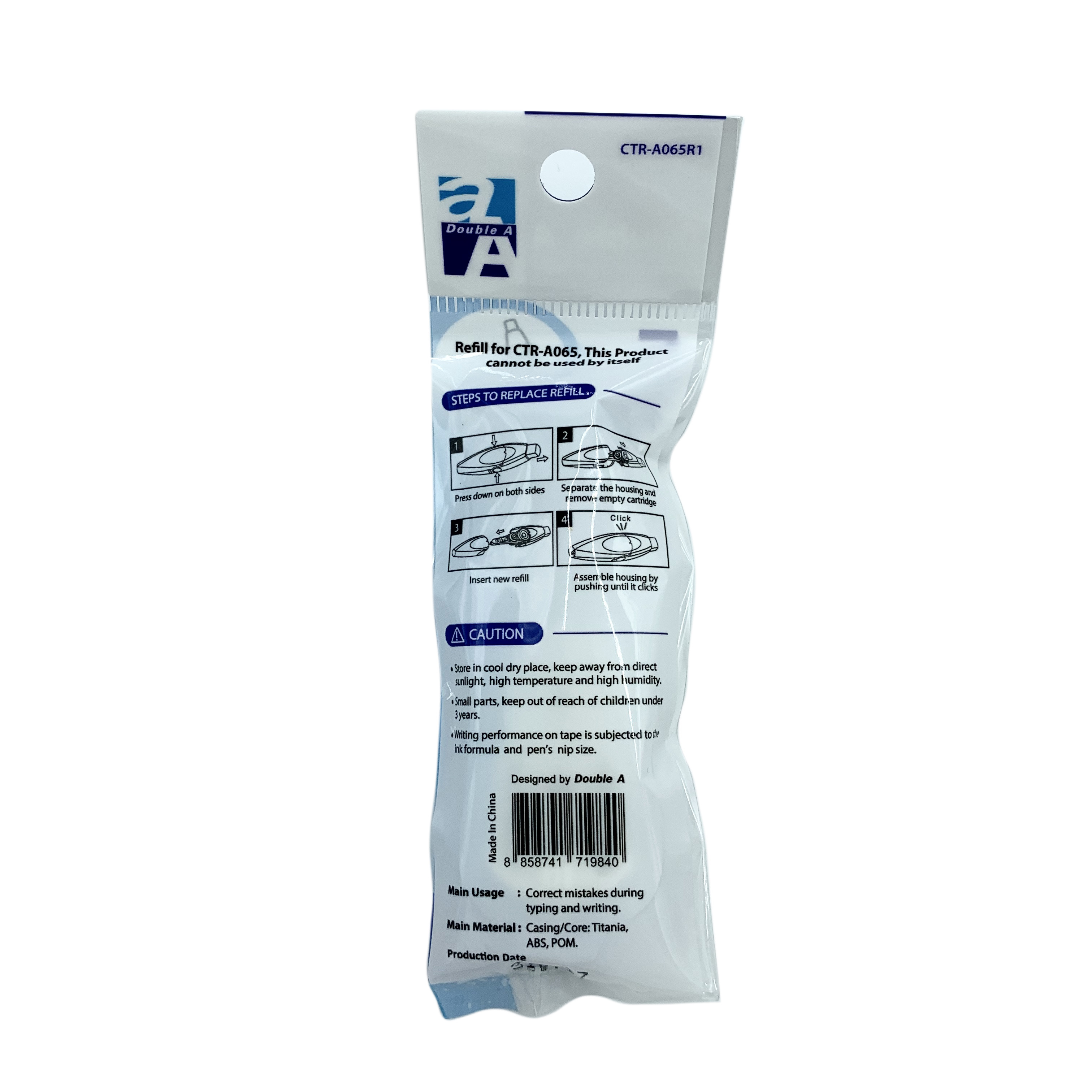 Double A Ruột Bút Xóa (4 Cái)