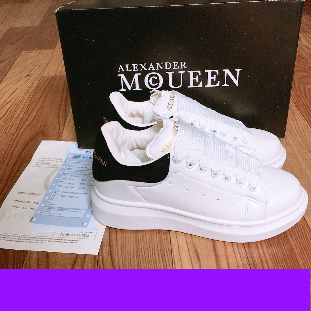[TẶNG HỘP + LỌ TẨY] Giày thể thao nam nữ Alexander Mcqueen