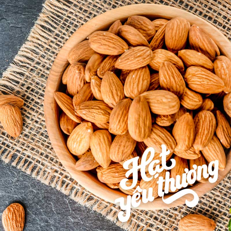 [HCM]Hạnh Nhân Tách Vỏ Hộp 500g