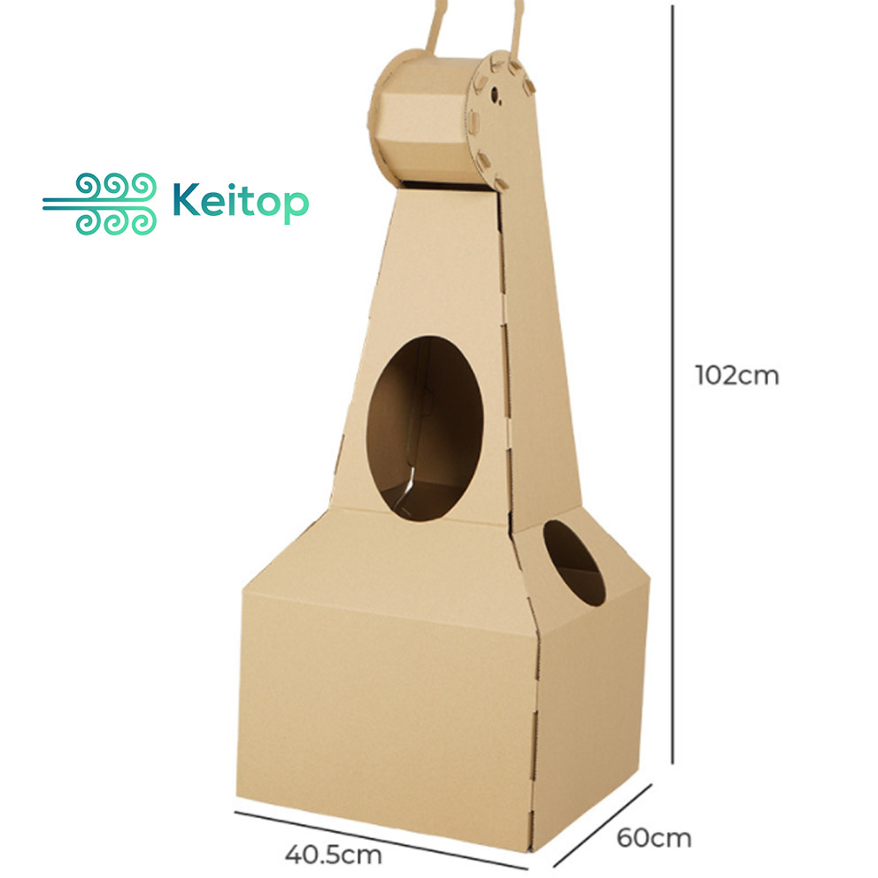 [HCM]Nhà Giấy Carton Lắp Ráp Cho Bé KEITOP