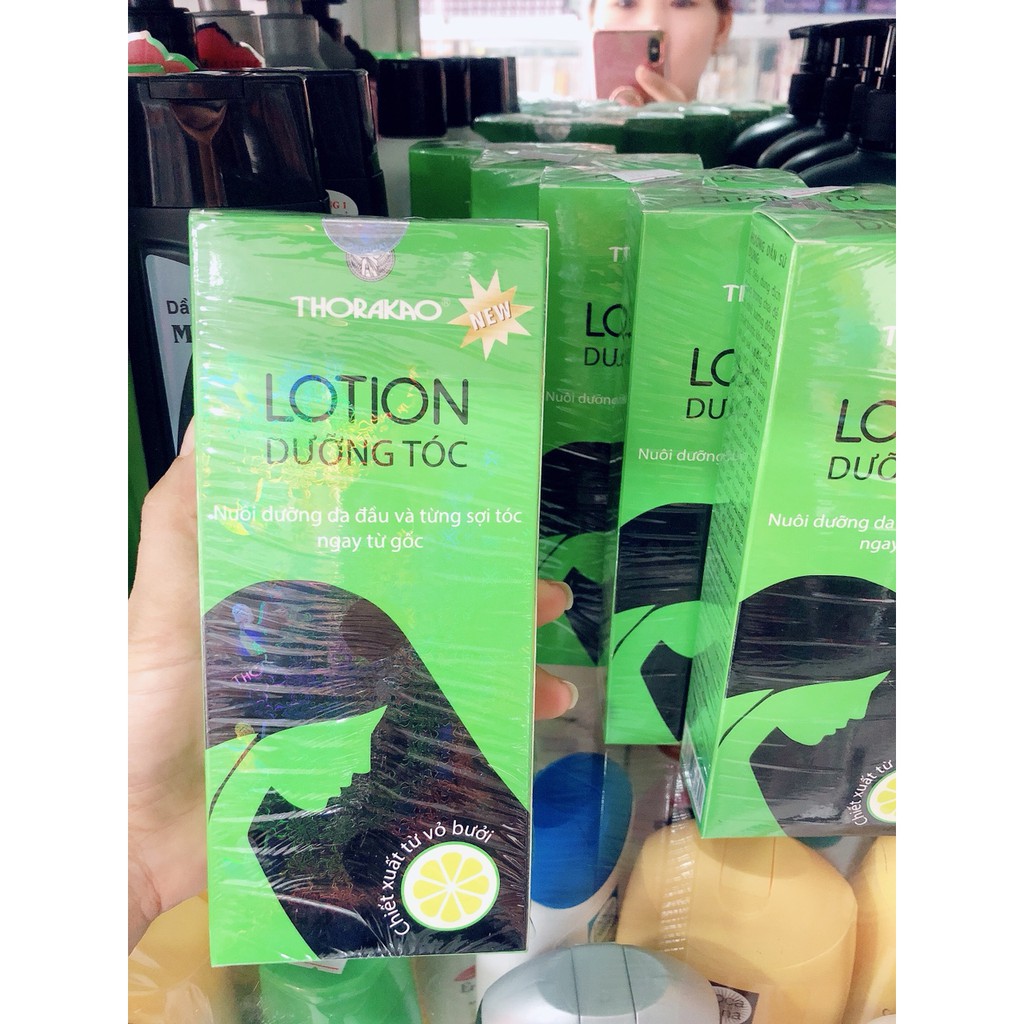 Lotion Dưỡng Tóc - Tinh Dầu Bưởi Thorakao ngăn rụng tóc
