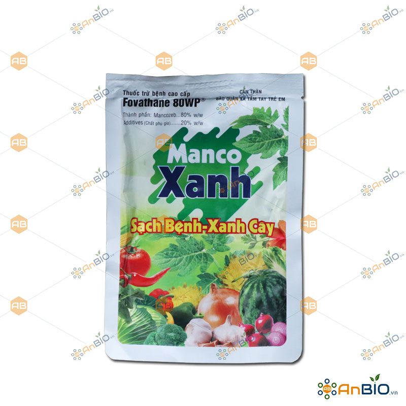 Thuốc Trừ Bệnh FOVATHANE 80WP - Manco Xanh Gói 100g - SẠCH BỆNH XANH CÂY - B2.1042