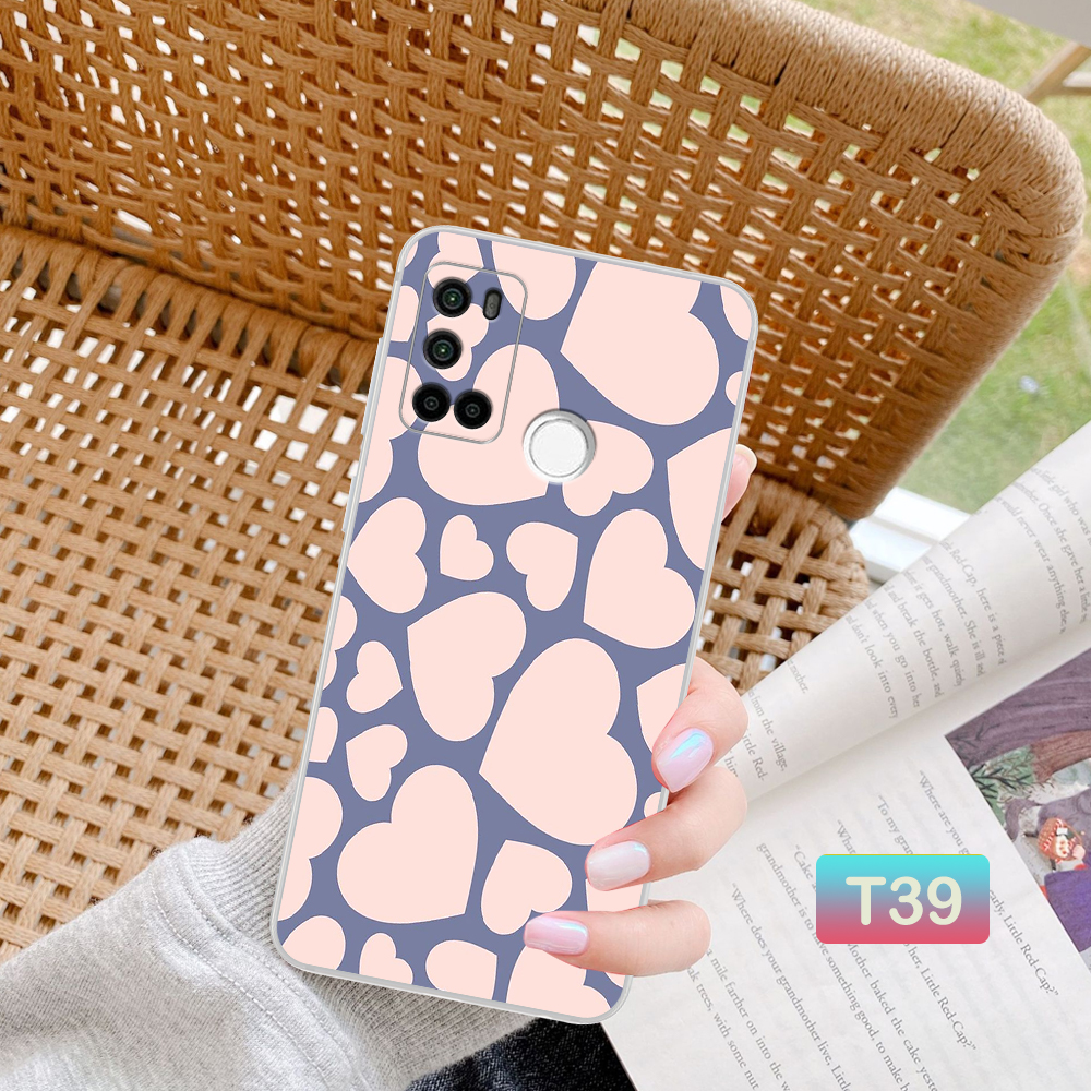Ốp lưng Vsmart Joy 4 họa tiết trái tim đáng yêu, ốp lưng viền dẻo giá rẻ
