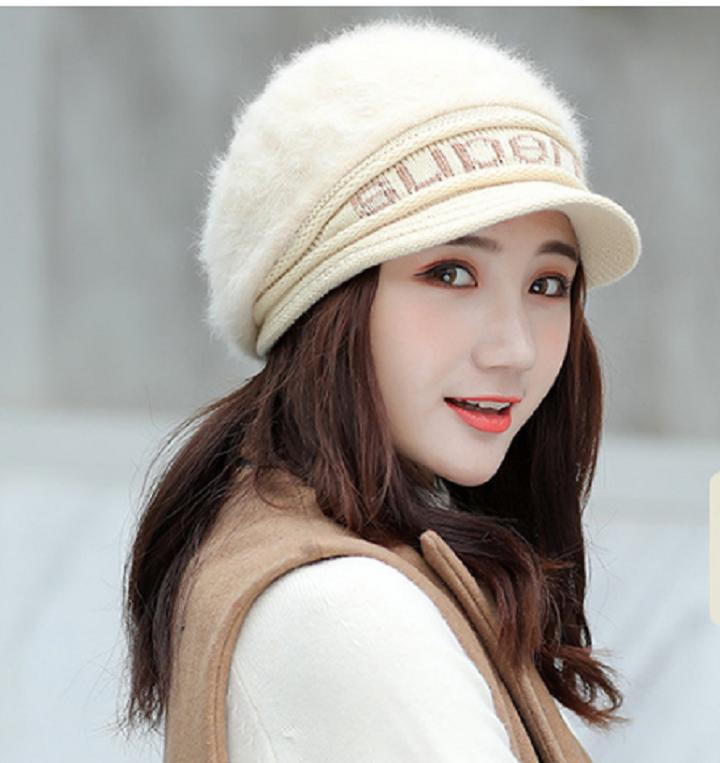 Mũ len lưỡi trai nữ phong cách Hàn, mũ bể rê len thời trang, mũ nồi len nữ cao cấp, mũ len mùa đông, nón nồi len nữ, mũ len nữ lông cao cấp