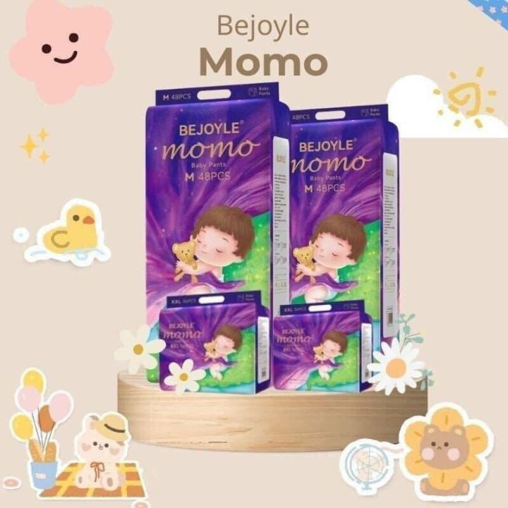 Bỉm quần BEJOYLE MOMO size M48 (6-10kg) - 48 miếng