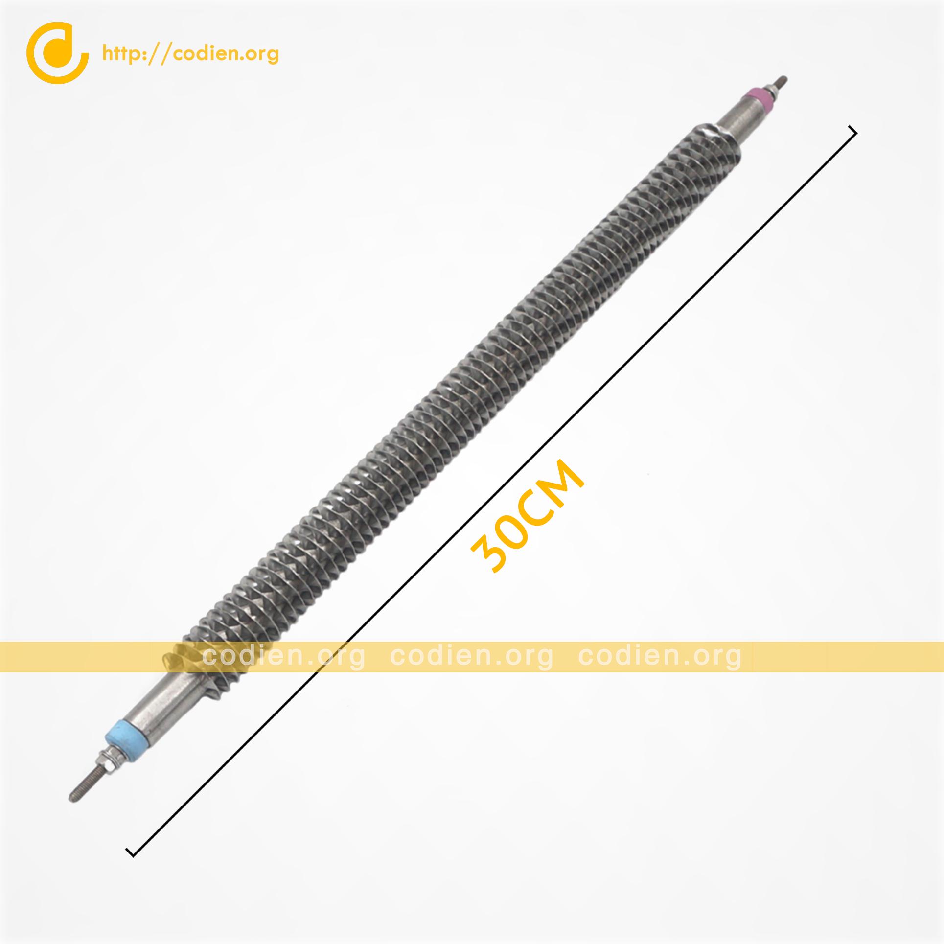 Điện trở thanh thẳng chữ I sấy khô dài 30cm công suất 500W 1kW