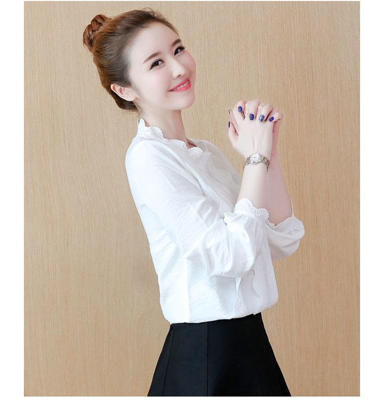 Áo sơ mi kiểu phôi ren ngực NGOCTRANSHOP - NT6366