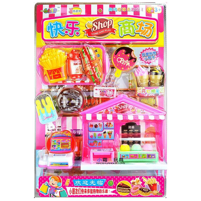 Cửa hàng bán đồ ăn nhanh vui vẻ