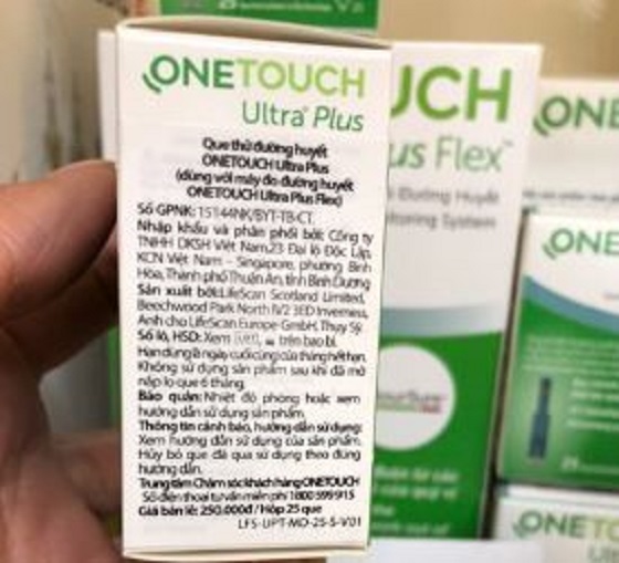 [CHÍNH HÃNG] Que thử đường huyết One Touch Ultra Plus Flex Johnson & Johnson