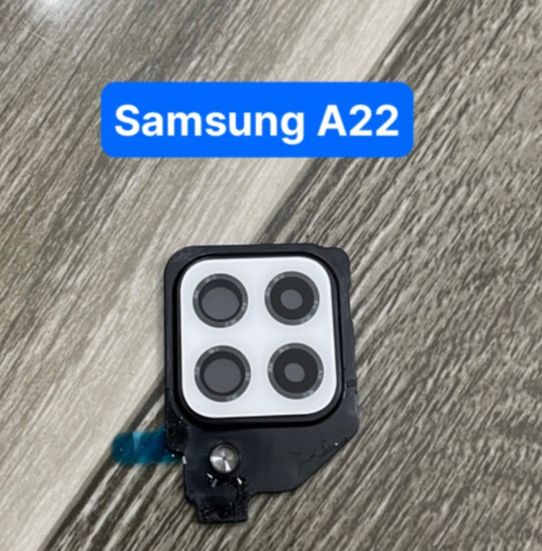 bộ kính camera samsung A22 (kính liền vành)