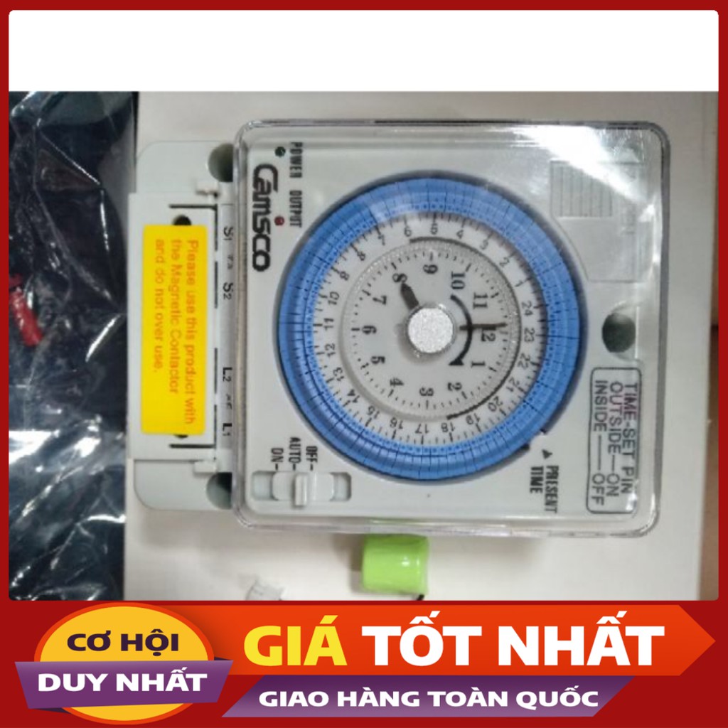 Công tắc hẹn giờ cơ 15A250v Camsco TB35-N