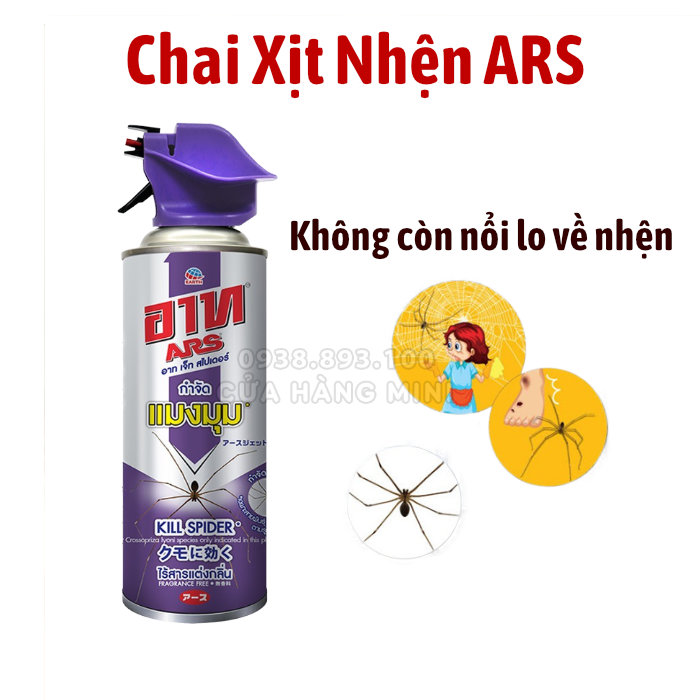 Chai (Bình) Xịt Nhện ARS Jet Spider 300ml Thái Lan