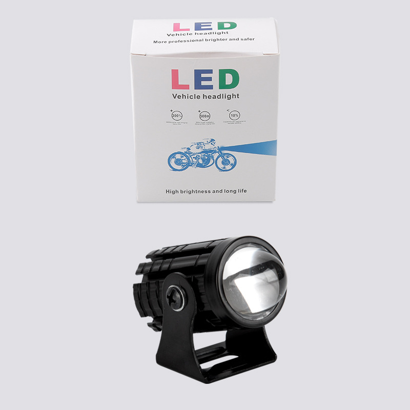 Đèn pha LED xe máy Đèn pha led ánh sáng trắng vàng Đèn pha xe máy siêu sáng Đèn pha xe máy hai màu
