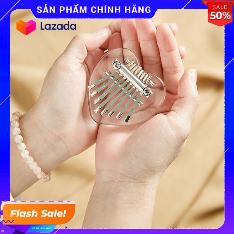 Đàn kalimba 17 phím tặng stick màu và búa chỉnh âm GECKO263