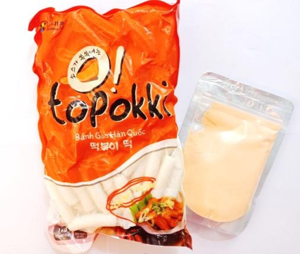 1Kg Tokbokki Kèm100g Bột Phô Mai