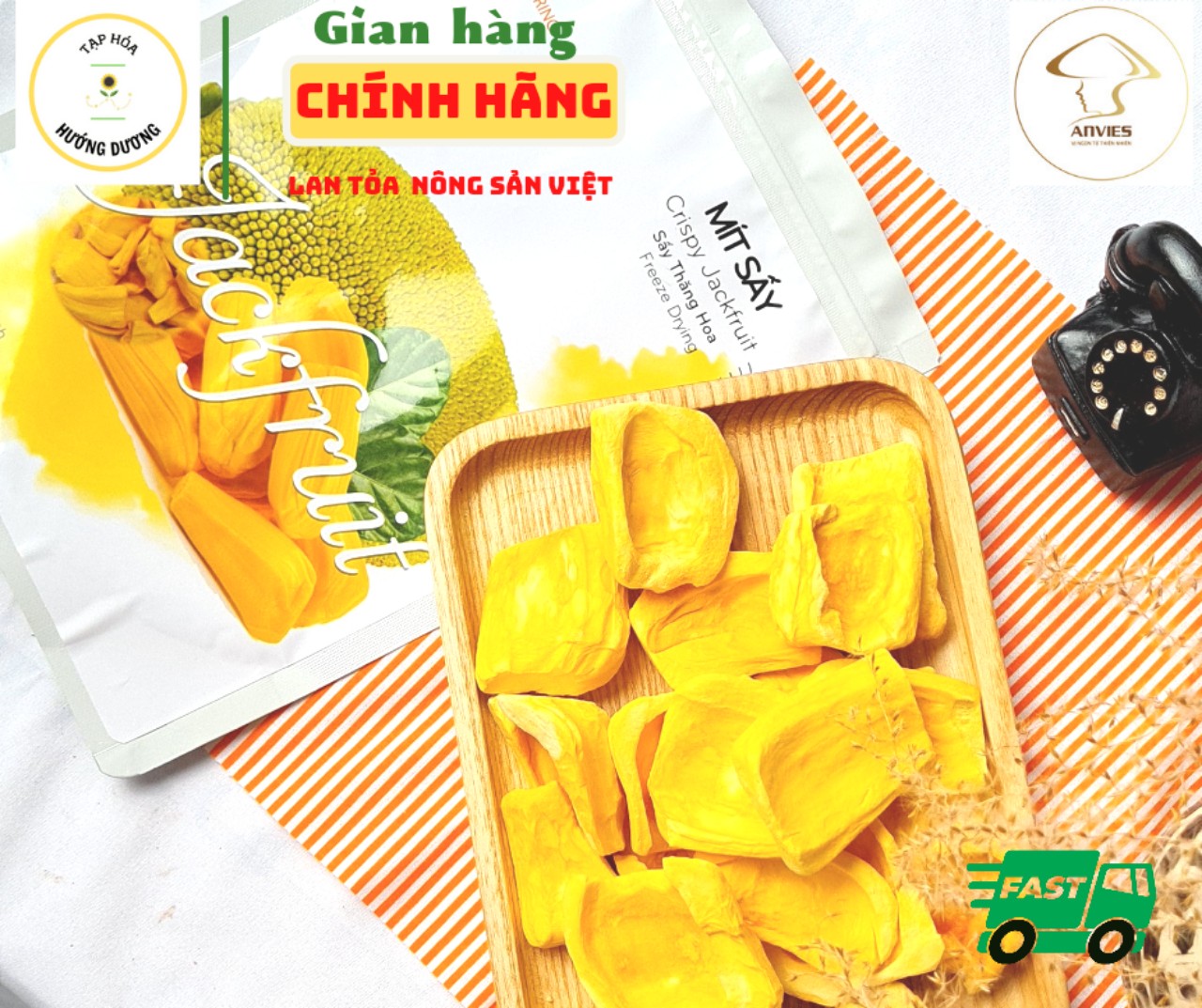 Mít sấy thăng hoa - hoa quả sấy thăng hoa - Anvies