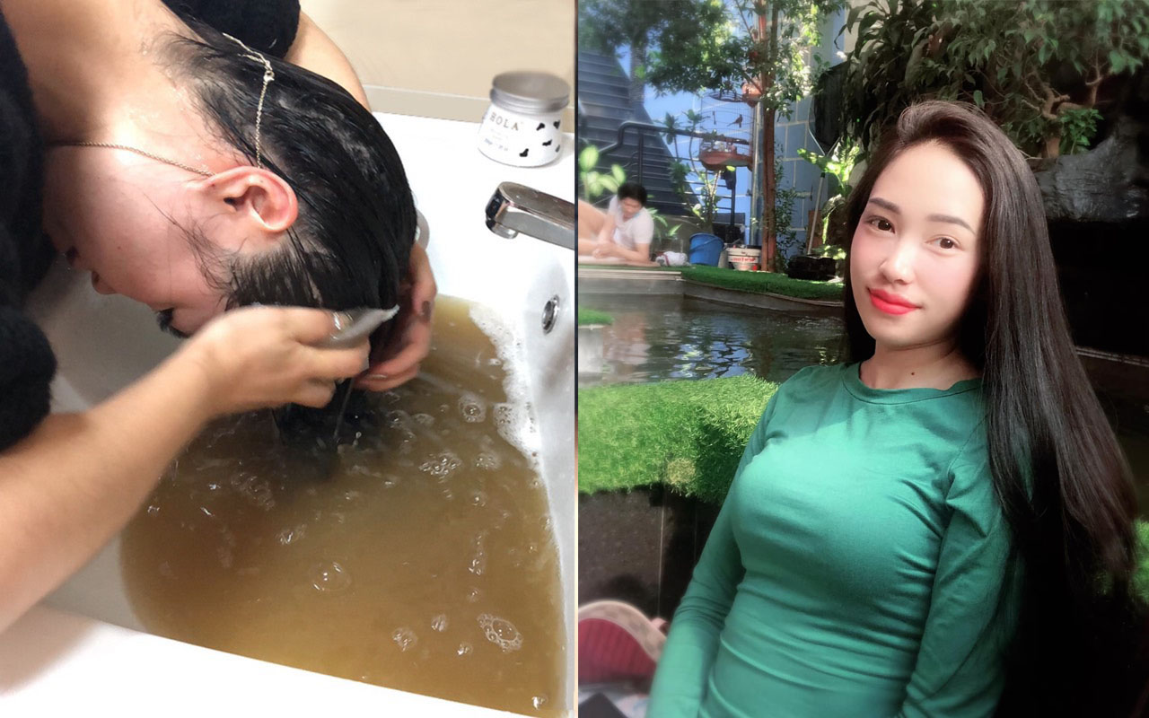 túi lọc gội đầu thảo dược sheme