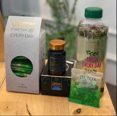 COMBO TRÀ GODETOX VÀ TRÀ HOA THẢI ĐỘC MATXI CORP