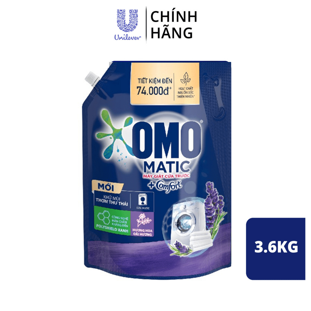 Túi nước giặt OMO Matic 3,6kg/ 3,9Kg