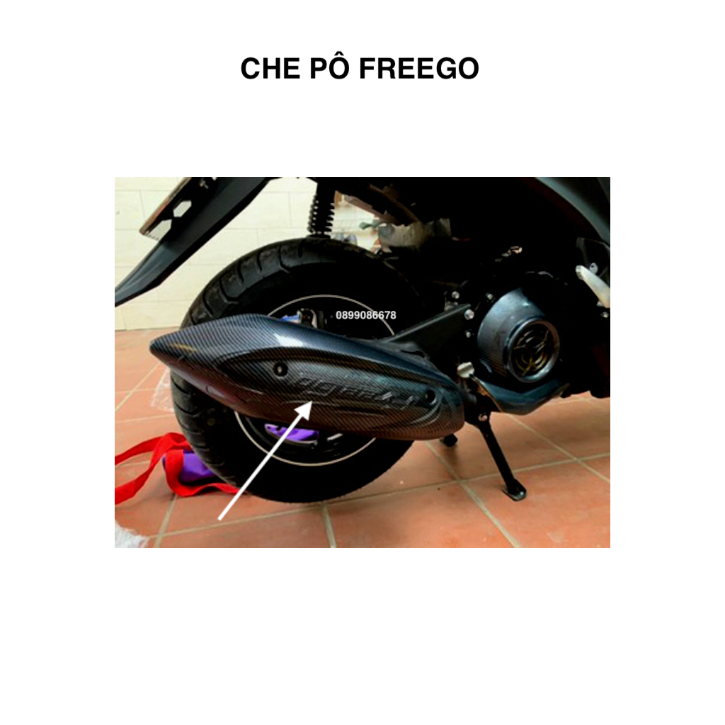 Ốp Carbon Xe Yamaha Freego