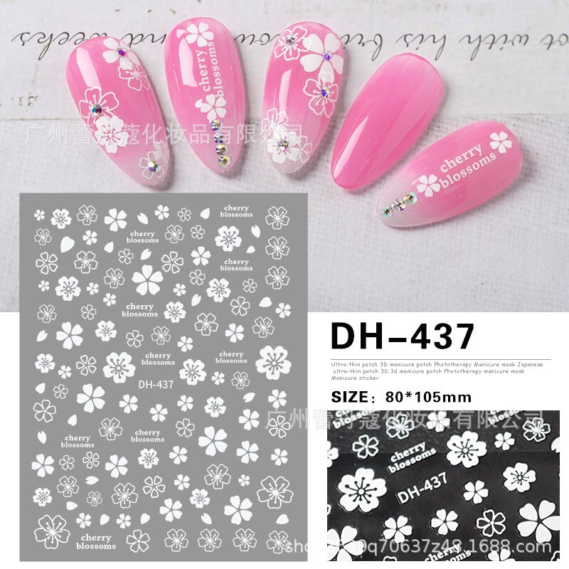 STICKER DÁN MÓNG CHỦ ĐỀ HOA 2
