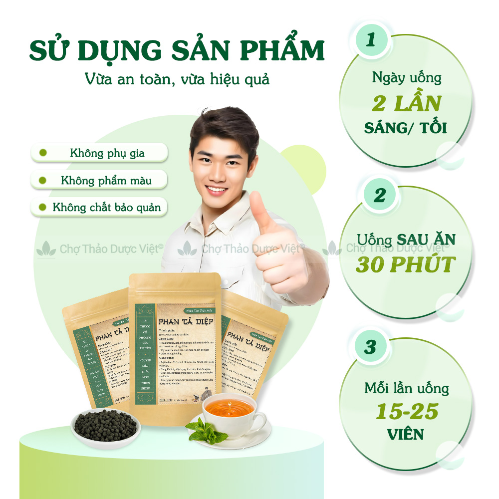 Phan tả diệp nguyên chất 100g, hỗ trợ giám táo bón, nhuận tràng, thải độc ruột, giảm cân, hoàn tán