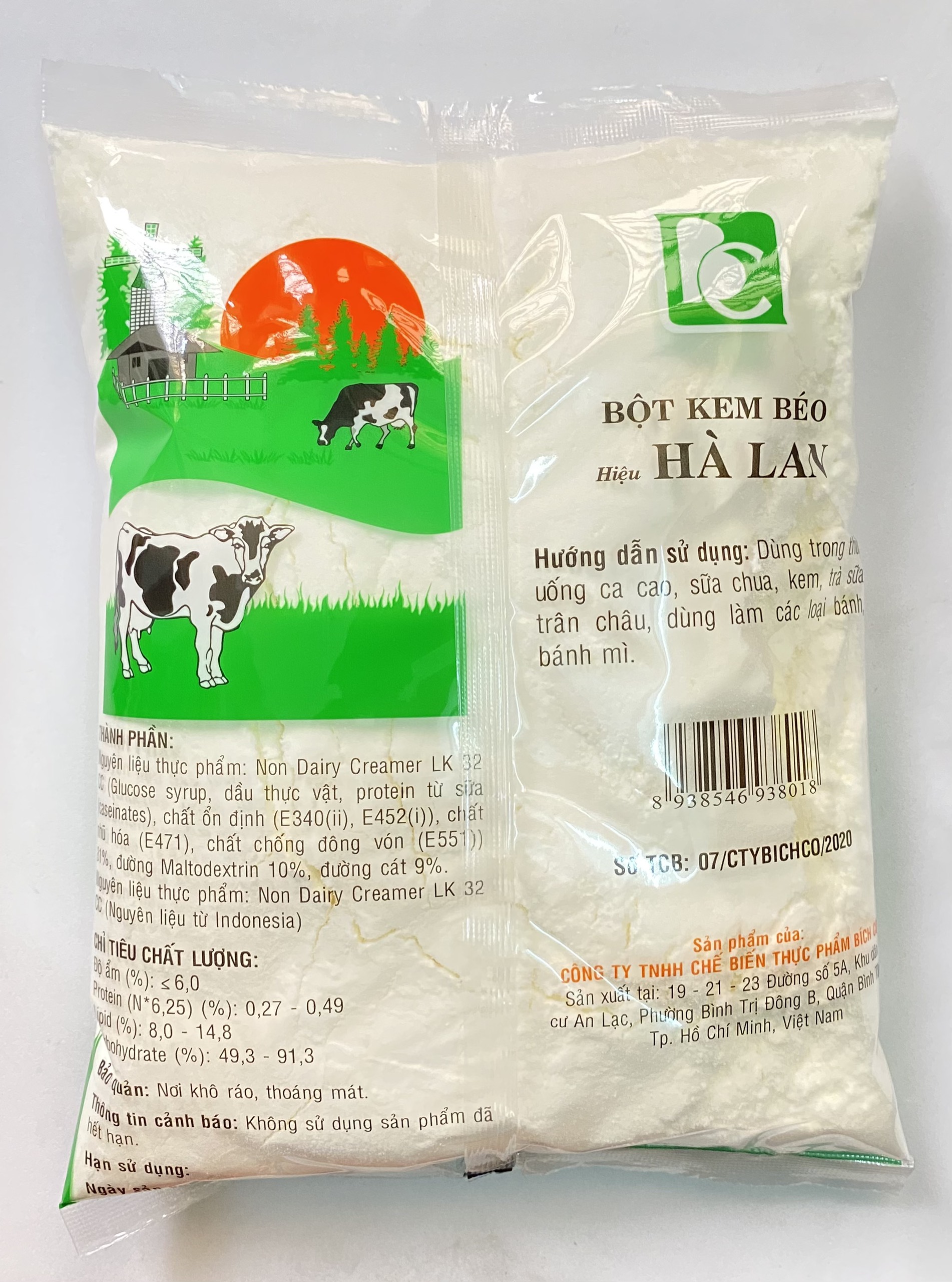 Combo 2kg Bột Kem Béo Hà Lan dùng pha trà sữa, pha cà phê, làm bánh