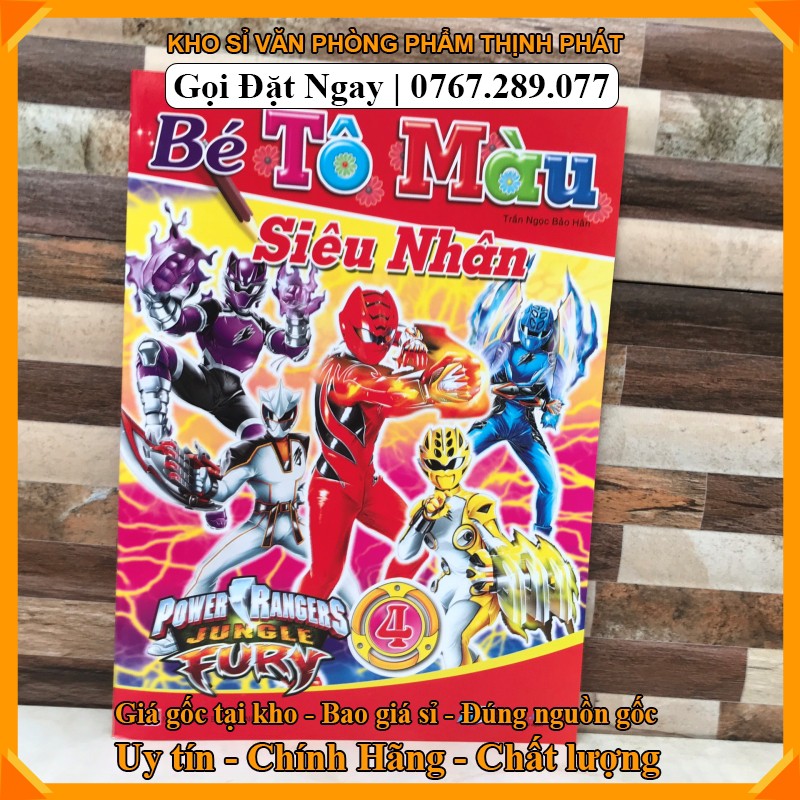 Tập tô màu siêu nhân