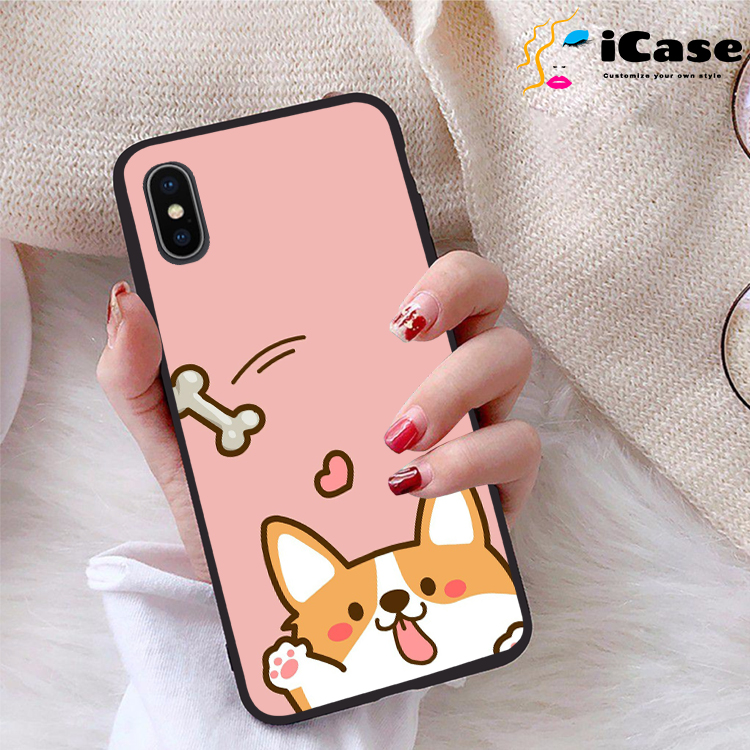 Ốp lưng iPhone X viền dẻo TPU BST Kawai