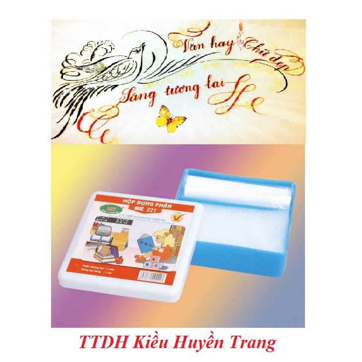 Hộp Đựng Phấn Có Bông Lau