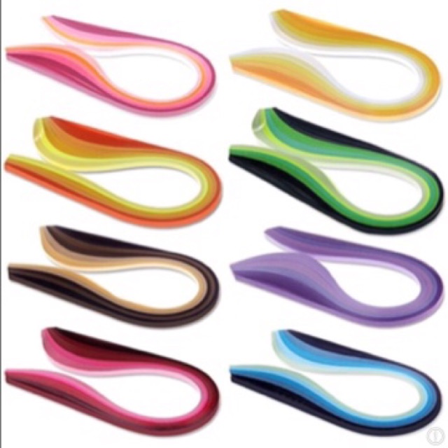 Giấy quilling mix theo tông