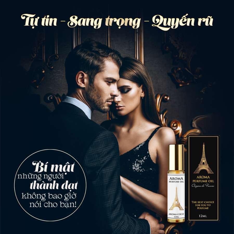 Tinh dầu nước hoa Pháp 12ml AROMA EROS M