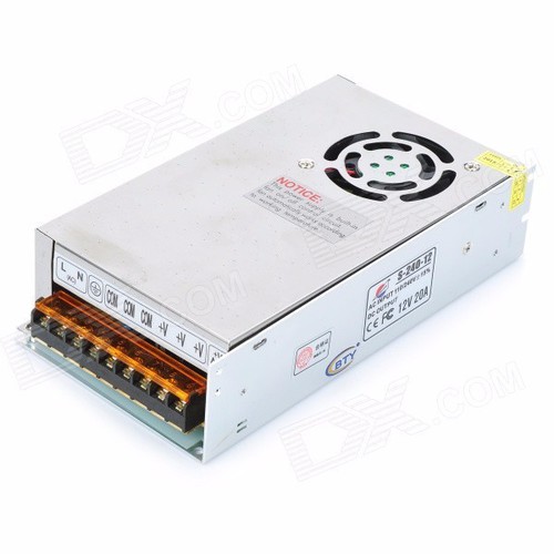 Nguồn Tổ Ong 12V 20A có quạt