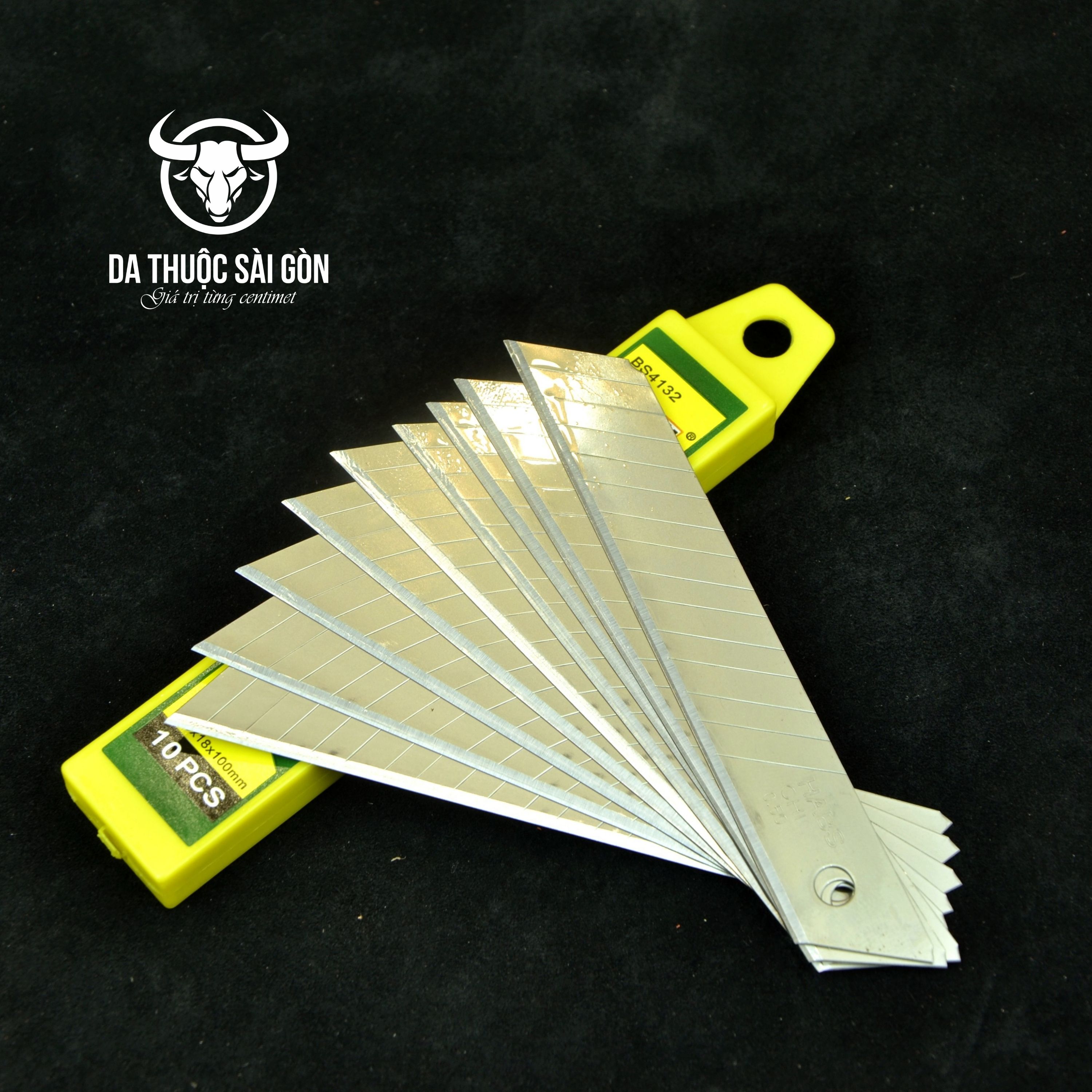 Lưỡi dao cắt da thuộc - Các dụng cụ cơ bản làm đồ da handmade - Da Thuộc Sài Gòn