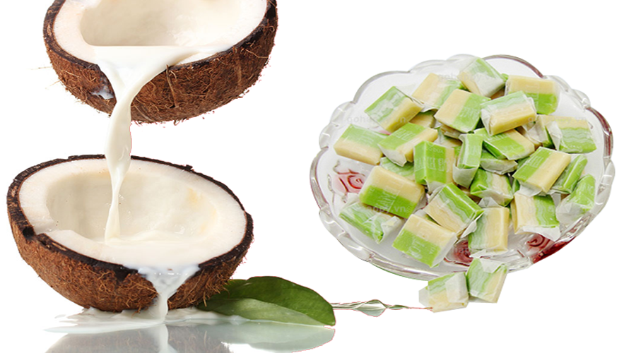 KẸO DỪA LÁ DỨA BẾN TRE HIỆU NGỌC HÀ