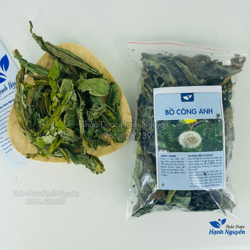 Bồ công anh 1kg, sấy khô, nguyên lá, trà bồ công anh thanh nhiệt, lợi sữa, mát sữa, ngừa u xơ