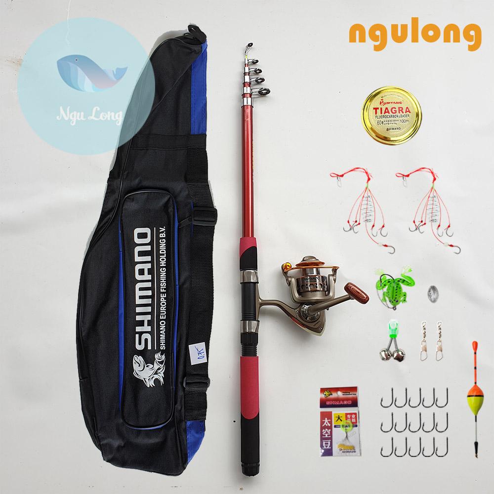 Bộ cần câu shimano, máy yumoshi 4000 kèm phụ kiện tặng túi đựng cần ( Ngu Long )