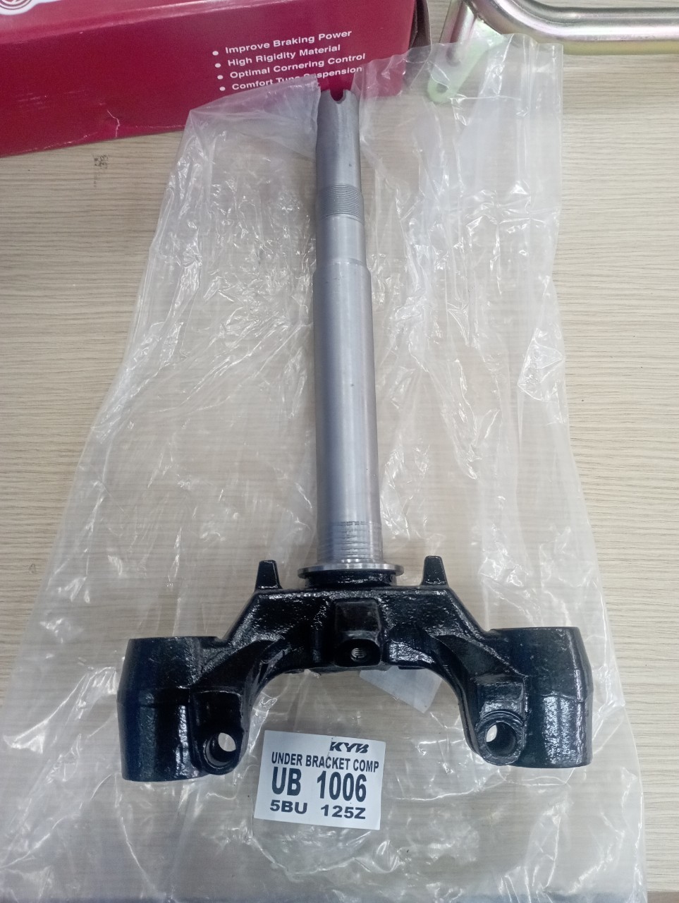 Chảng ba yaz zin hàng KYB zin YAMAHA 125ZR chính hãng Malaysia