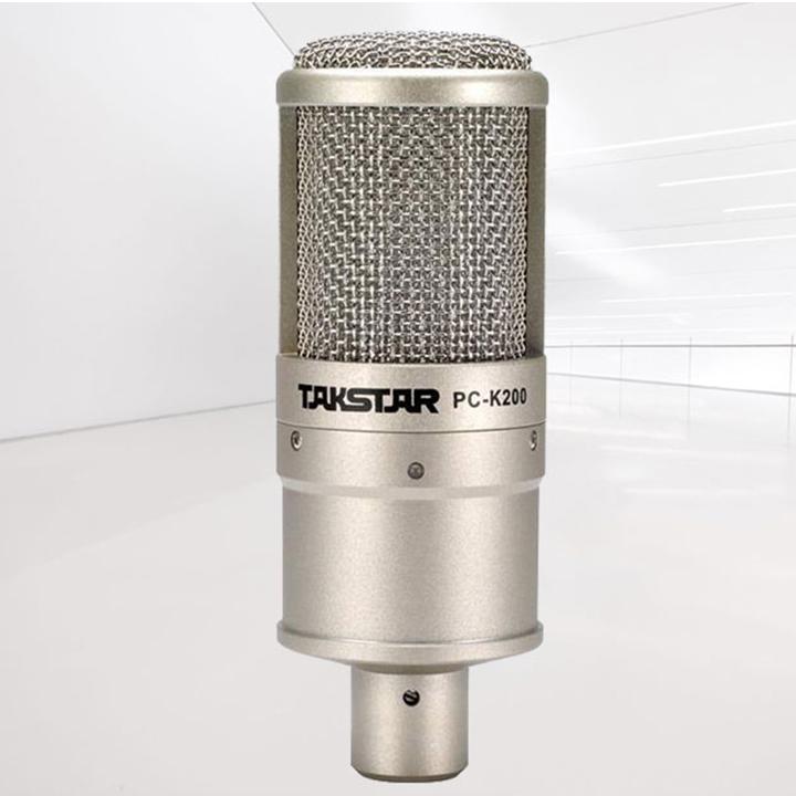 Micro Takstar PC-K200 - Mic Thu Âm Condenser Livestream Phòng Thu Studio PC K200 Microphone PCK200, chính hãng