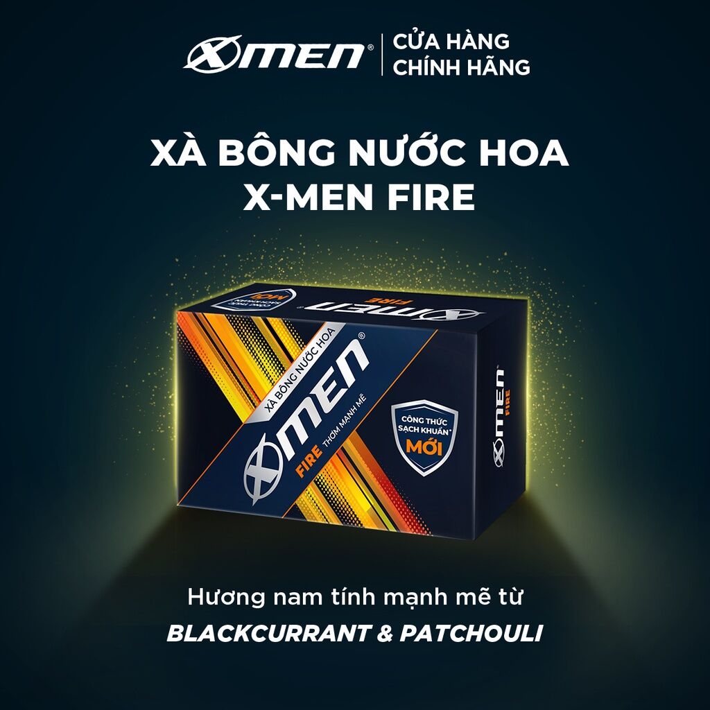 Xà Bông X-Men Fire Thơm Mạnh Mẽ 90g