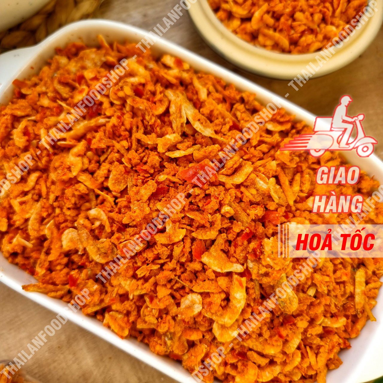 Muối Ruốc Tôm (Ruốc Sấy Muối Tôm) Tây Ninh - Hộp 350gr